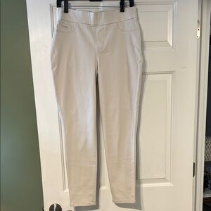 Nine West Cream Slim Fit Pants